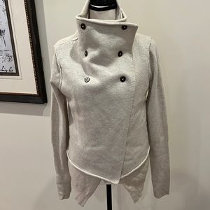 All Saints Spitalfields Jacks Place Wool/Cashmere Cardigan Sweater Size 8